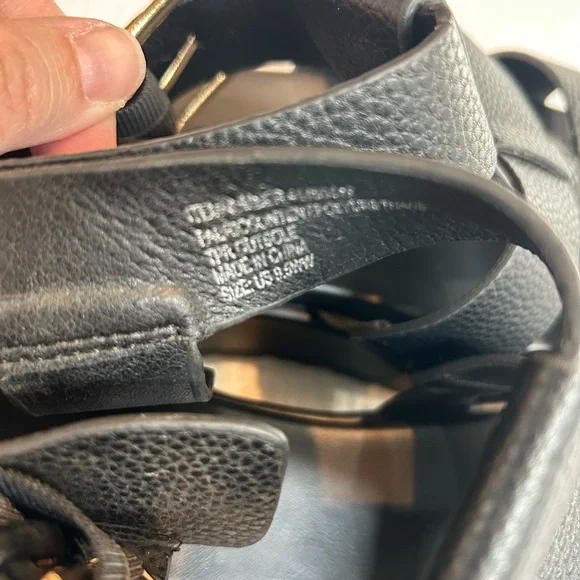 Black Strappy Sandals - Picture 3 of 5